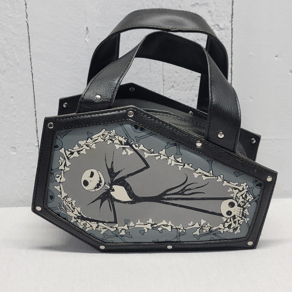 Vtg Y2K Era Animation Brands Nightmare Before Christmas Jack Coffin Purse RARE